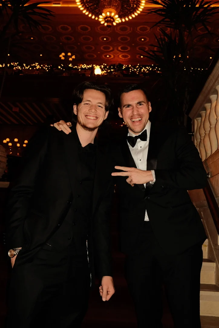 The Final Agency and Brock Media Co. founders together at a black-tie event